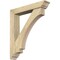 Ekena Millwork Imperial Traditional Rough Sawn Bracket w/ Offset Brace, Douglas Fir, 6"W x 32"D x 36"H BKT0604X32X36IMP01RDF - alternate 1